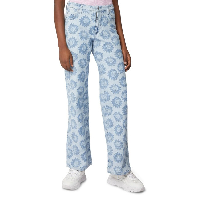 Guess Spijkerbroek met bloemenprint Guess Blauw Spijkerbroek Met Bloemenprint large