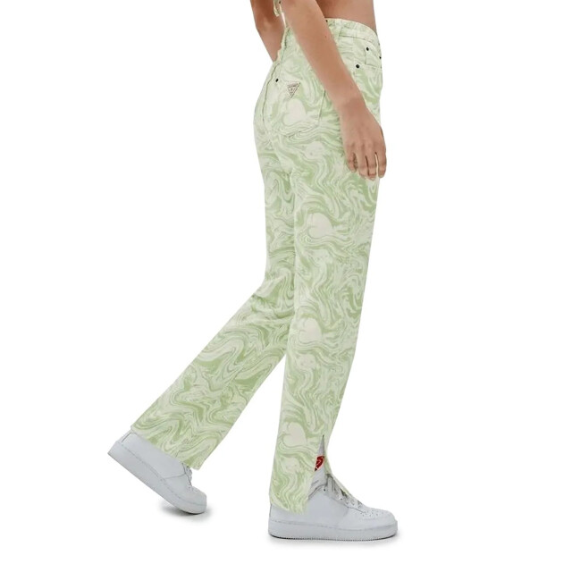 Guess Spijkerbroek met print Guess Groen Spijkerbroek Met Print large