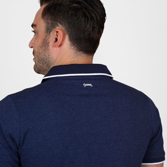 Q1905 Polo shirt stein – donker melange QM2653762-670-1 large