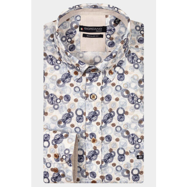 Giordano Casual hemd korte mouw league short sleeve button do 516039/60 188557 large