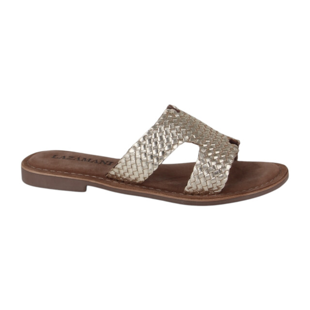 Lazamani 75025 gold dames slippers Lazamani 75025 GOLD large