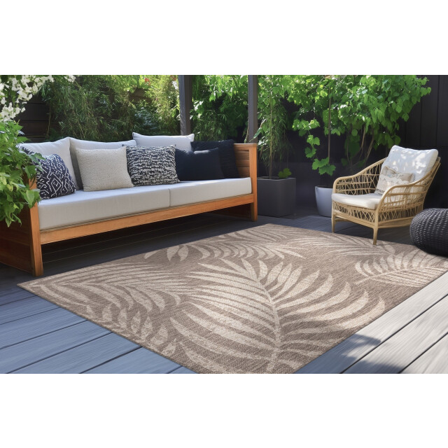 Muratap Casa floral buitenkleed – indoor & outdoor, sisal-look vloerkleed, 3181787 large
