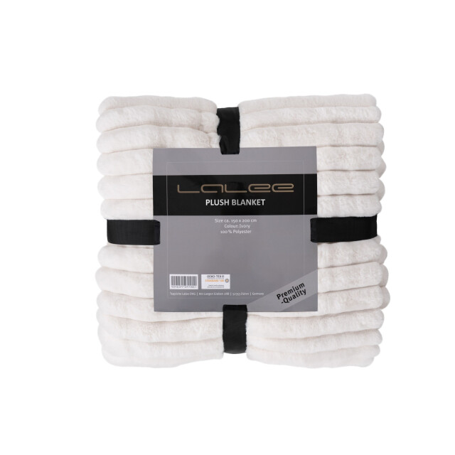Muratap Plush soft plaid fluffy deken 3d effect, hoogpolig, 100% polyester, super 3181725 large