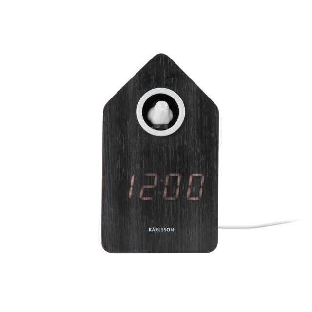 Karlsson wekker cuckoo led hout 3064834 large