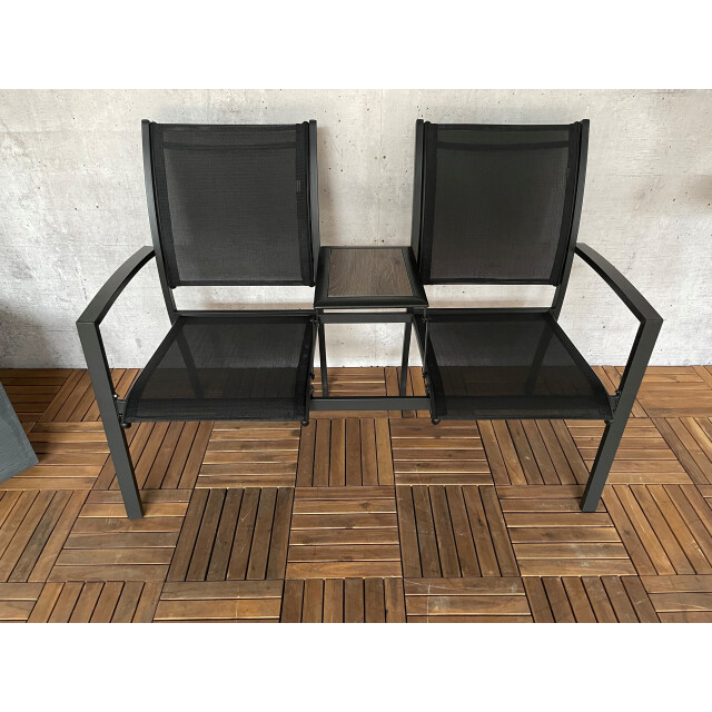SenS-Line marseille tete-a-tete 131x70x94cm staal 3079774 large