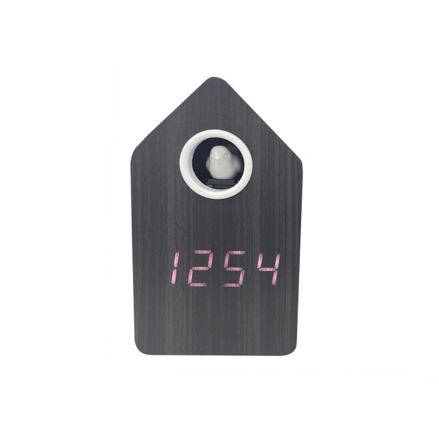 Karlsson wekker cuckoo led hout 3064834 large