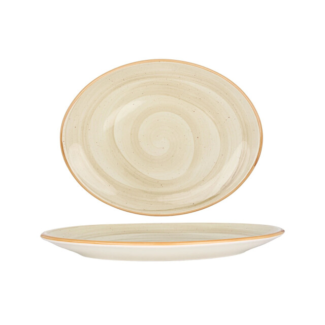 Bonna Serveerschaal aura terrain porselein 31x24 cm set van 2 3181583 large