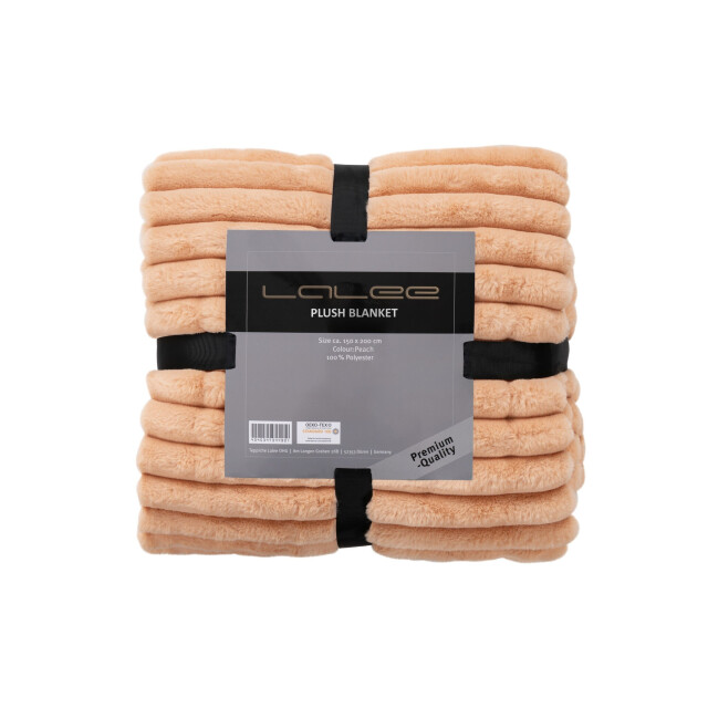 Muratap Plush soft plaid fluffy deken 3d effect, hoogpolig, 100% polyester, super 3181724 large