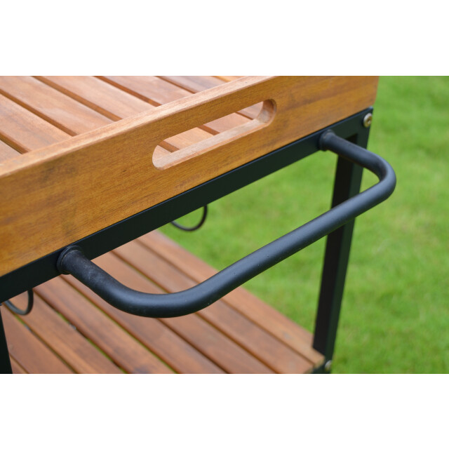 SenS-Line butler trolley 67x40x84cm acaciahout 3079767 large