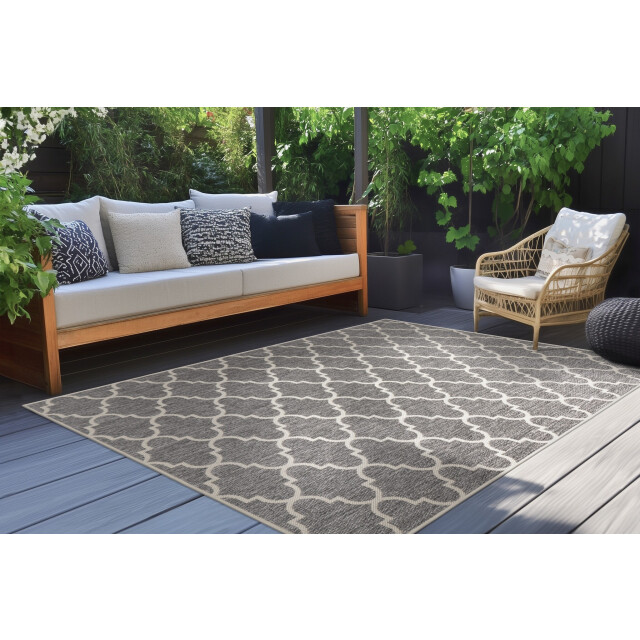 Muratap Casa oriental buitenkleed – indoor & outdoor, sisal-look vloerkleed, 3181812 large