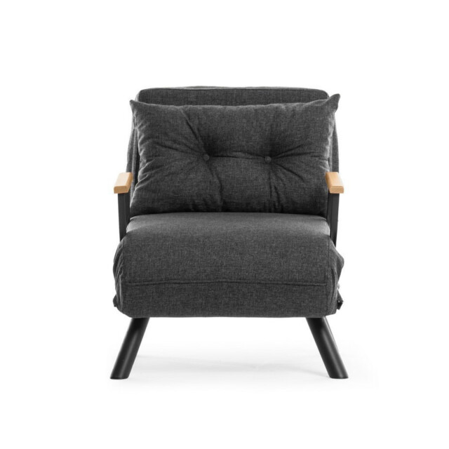 CaliCosy Slaapfauteuil in stof met metalen poten l67 cm sando 3178556 large