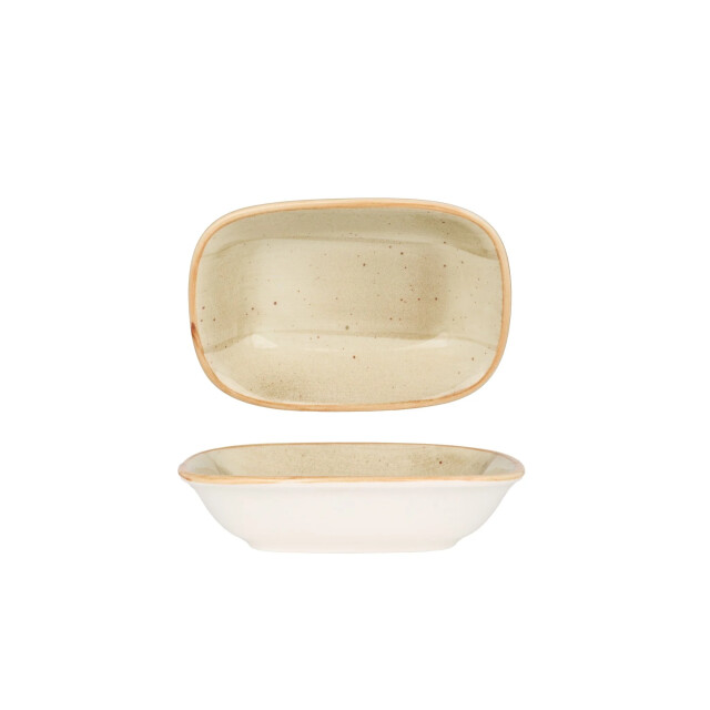 Bonna Serveerschaal aura terrain porselein 12x8.5 cm set van 2 3181591 large