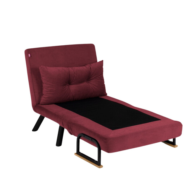 CaliCosy Slaapfauteuil in stof met metalen poten l67 cm sando 3178554 large