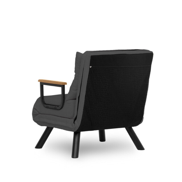 CaliCosy Slaapfauteuil in stof met metalen poten l67 cm sando 3178556 large