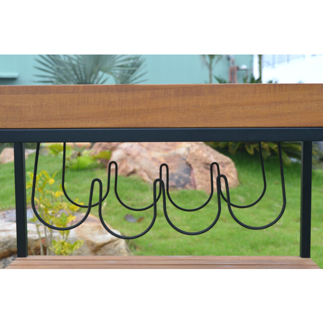 SenS-Line butler trolley 67x40x84cm acaciahout 3079767 large