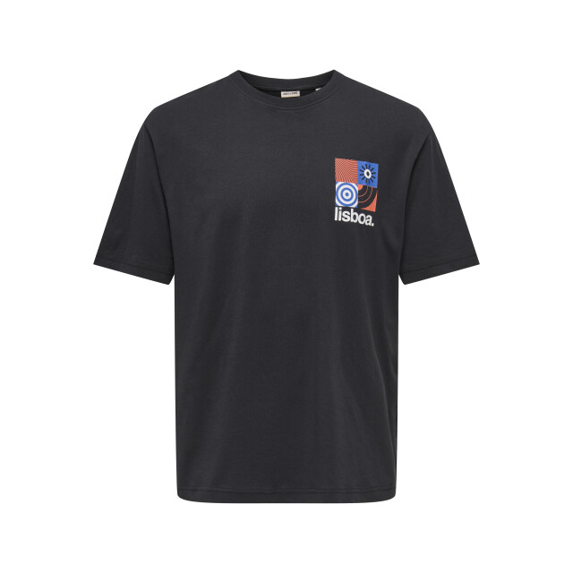Only & Sons Onskeane rlx ss printed tee cs 22029734 large