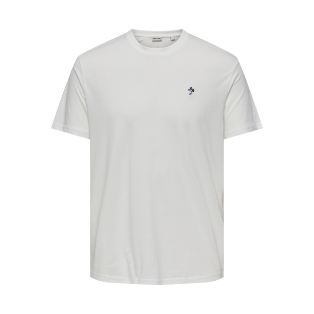 Only & Sons Onskevin flower reg emb. ss tee 22034326 large