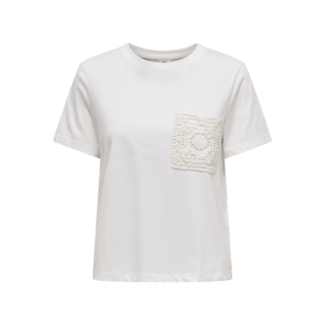 Jacqueline de Yong Jdyselma s/s crochet pocket top jrs 15322073 large
