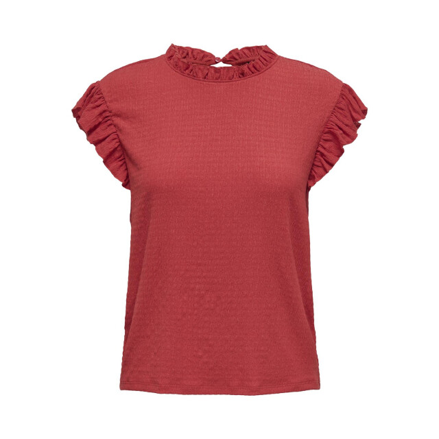 Only Onlfallon s/s frilltop cs jrs 15348025 large