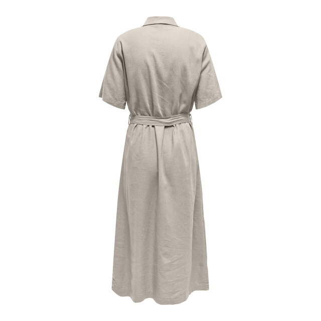 Only Onlcaro s/s linen bl belt dress cc 15338884 large