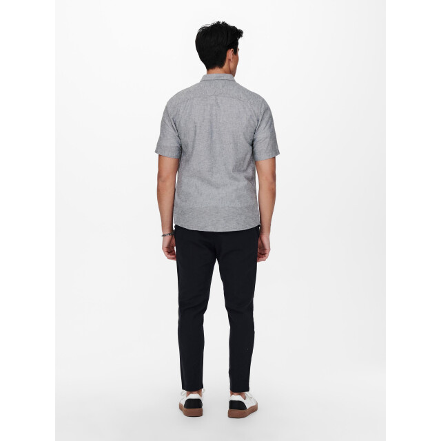 Only & Sons Onscaiden ss linen shirt re 22009885 large