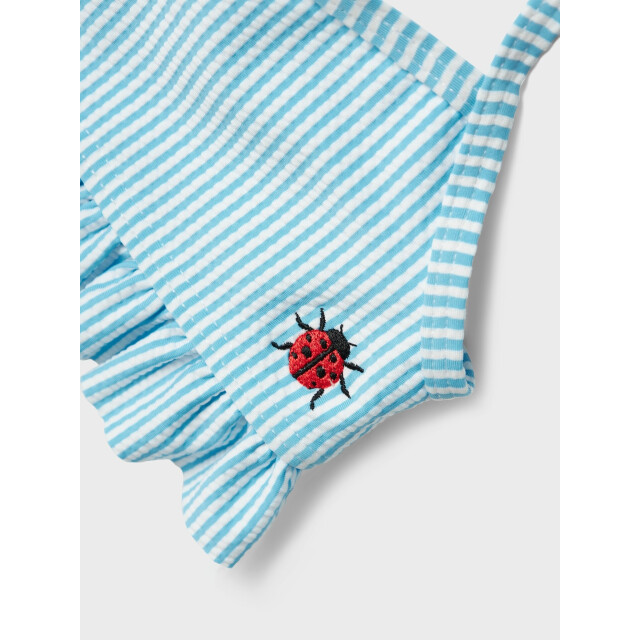 Name It Meisjes bikini set nmfzammer gestreept lieveheersbeestjes print lichtblauw 13239670-Bonnie Blue large