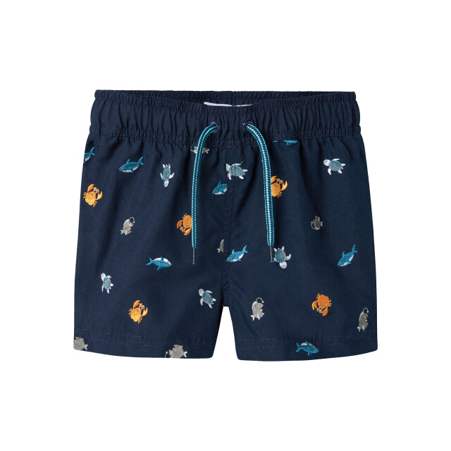 Name It Jongens zwemshorts nmmzoo zeedieren print donkerblauw 13239806-Navy Blazer large