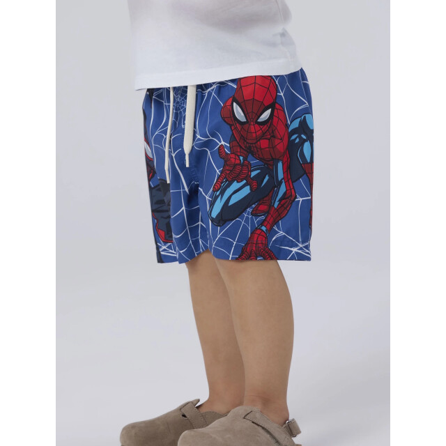 Name It Jongens lange zwemshorts nmmmave spiderman blauw 13239661-Limoges large
