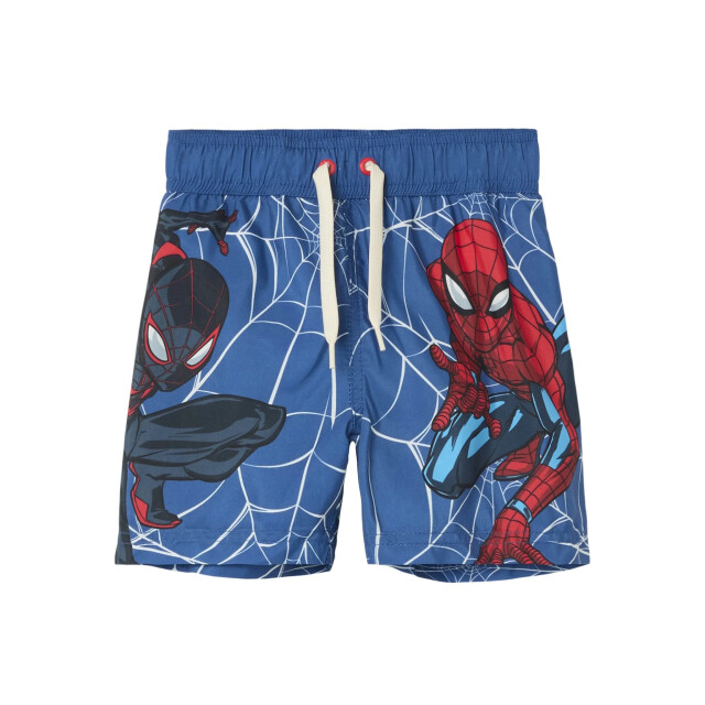 Name It Jongens lange zwemshorts nmmmave spiderman blauw 13239661-Limoges large