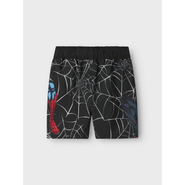 Name It Jongens lange zwemshorts nmmmave spiderman zwart 13239661-Black large