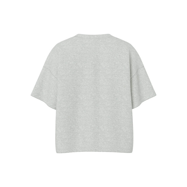 Pieces Dames t-shirt pcchilli sweatshirt ronde hals effen 17118870-Grijs large