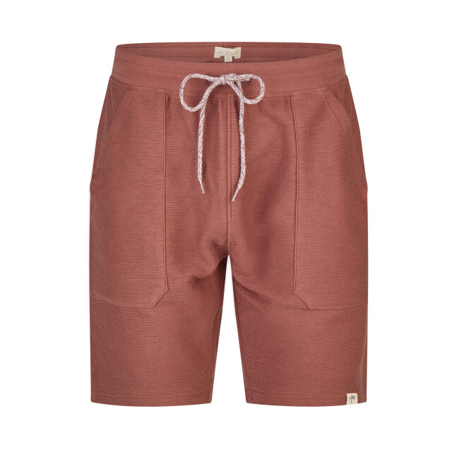 Phil & Co Heren korte pyjama lounge set shortama wit/rood PH-512-02 large
