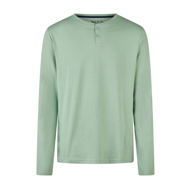 Phil & Co Heren pyjama set lang groen/blauw PH-507-02 large