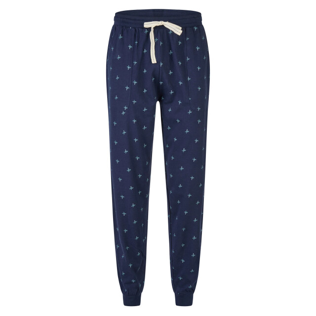 Phil & Co Heren pyjama set lang groen/blauw PH-507-02 large