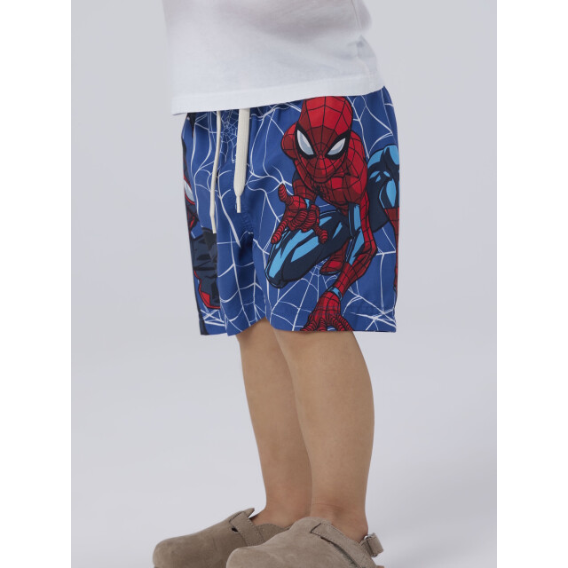 Name It Jongens lange zwemshorts nmmmave spiderman blauw 13239661-Limoges large
