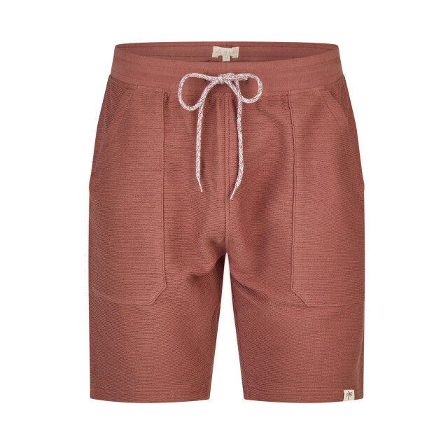 Phil & Co Heren korte pyjama lounge set shortama wit/rood PH-512-02 large