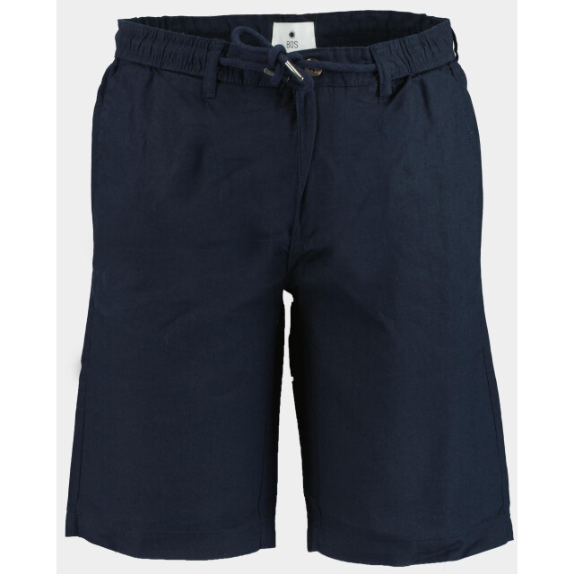 Bos Bright Blue Korte broek bermuda linnen katoen 2739425/220 navy 191021 large