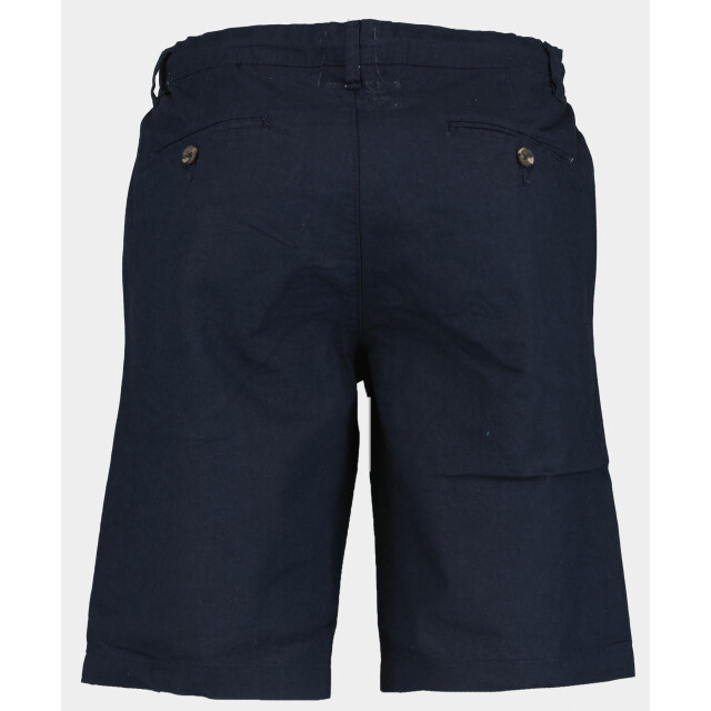 Bos Bright Blue Korte broek bermuda linnen katoen 2739425/220 navy 191021 large