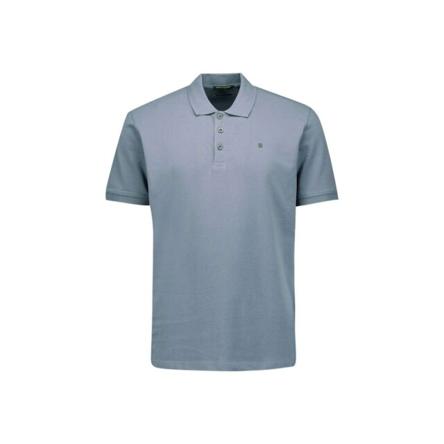 No Excess Polo pique solid stretch washed blue 28390460SN-137 large