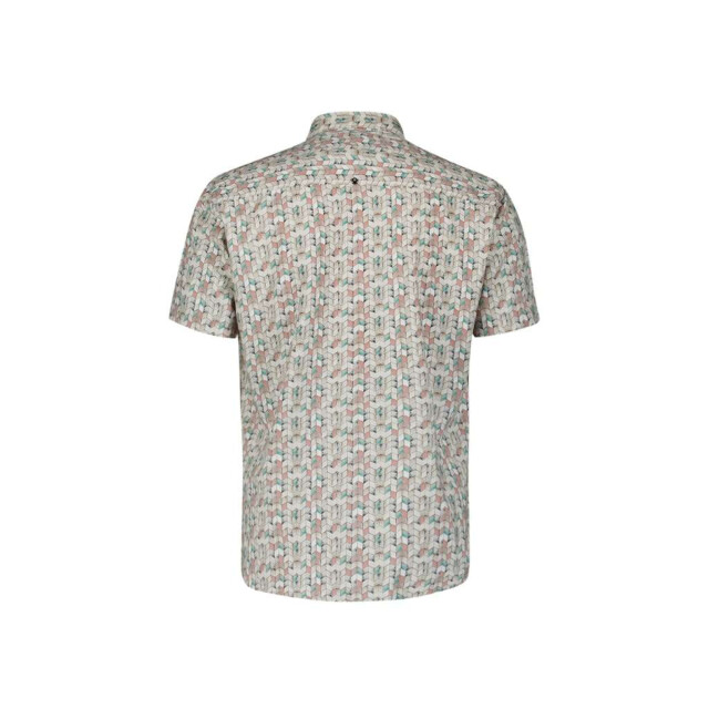 No Excess Shirt short sleeve allover printed sand 28440415-015 large