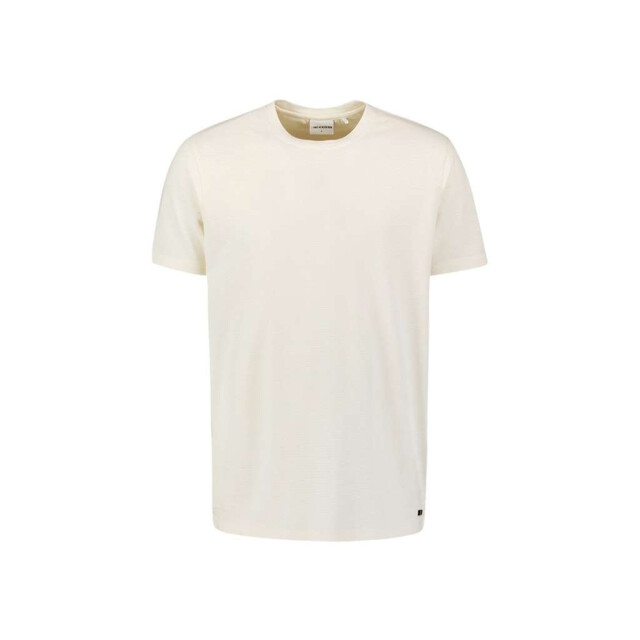 No Excess T-shirt crewneck solid relief knit offwhite 28350405-011 large