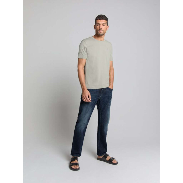 No Excess T-shirt crewneck solid basic smoke 28340401-049 large