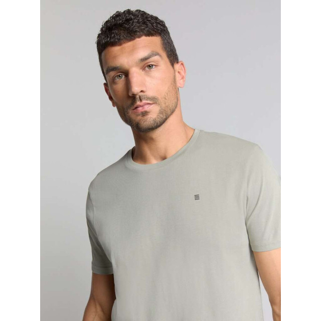 No Excess T-shirt crewneck solid basic smoke 28340401-049 large