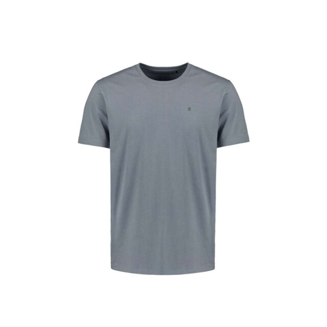 No Excess T-shirt crewneck solid basic washed blue 28340401-137 large