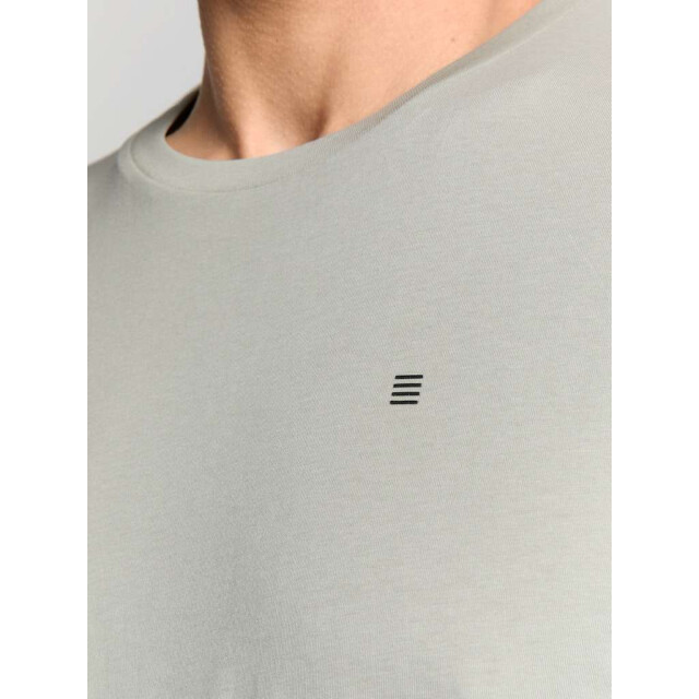 No Excess T-shirt crewneck solid basic smoke 28340401-049 large