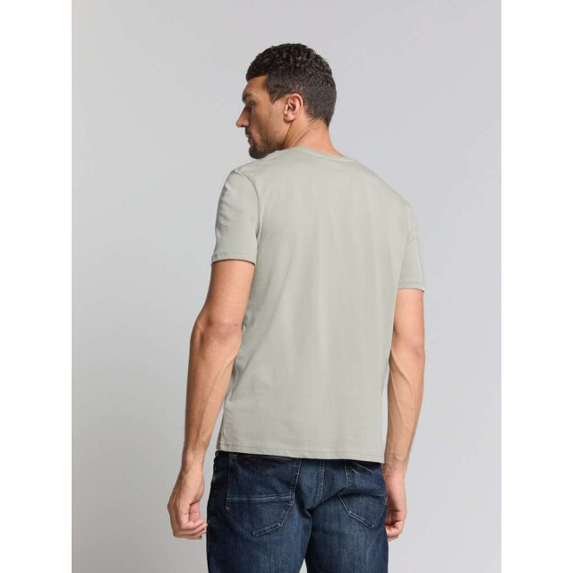 No Excess T-shirt crewneck solid basic smoke 28340401-049 large