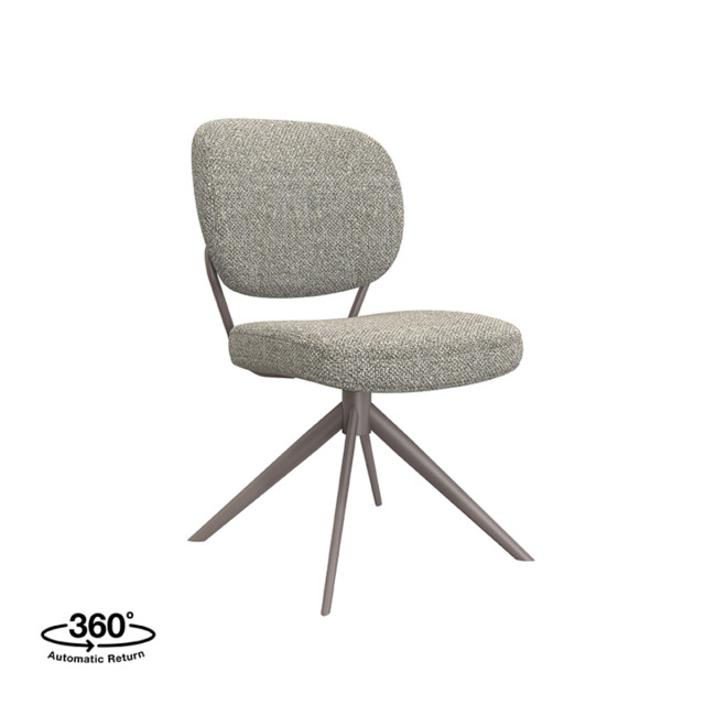 Label51 Eetkamerstoel geneva truffel boucle set van 2 3172678 large