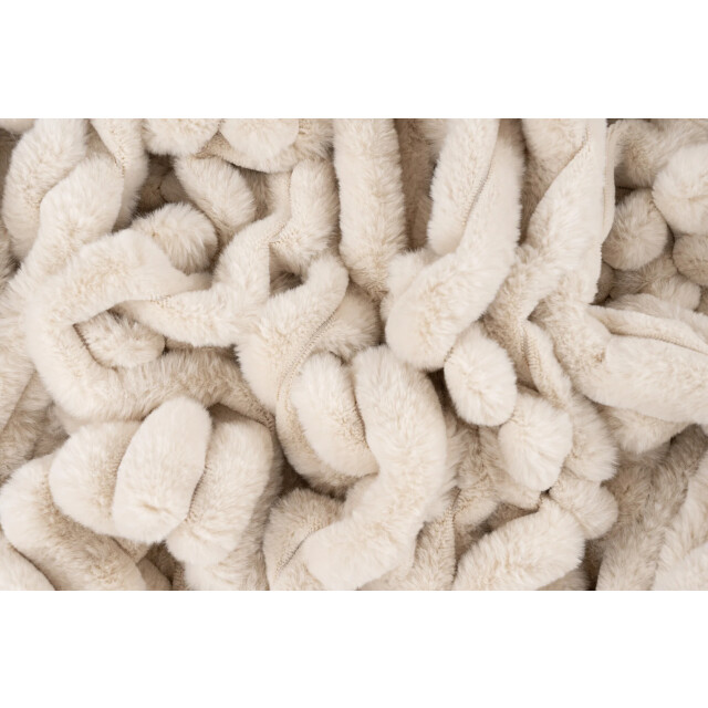 Muratap Plush soft plaid fluffy deken 3d effect, hoogpolig, 100% polyester, super 3181727 large