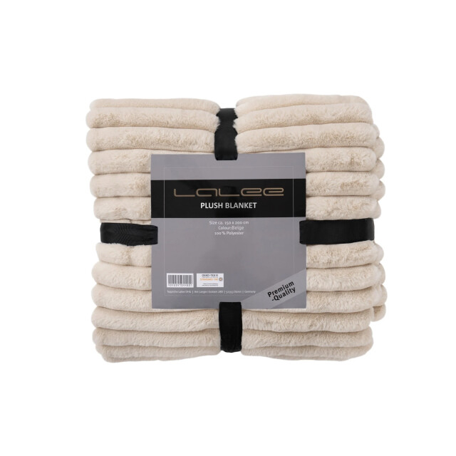 Muratap Plush soft plaid fluffy deken 3d effect, hoogpolig, 100% polyester, super 3181727 large