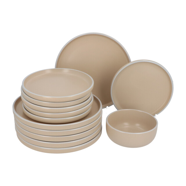 Secret de Gourmet 6 persoons servies 18 delig nordic style keramiek /wit 3182665 large